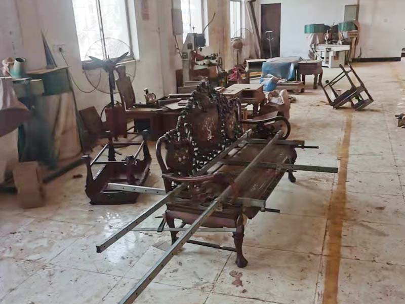 普格老旧红木家具维修工艺