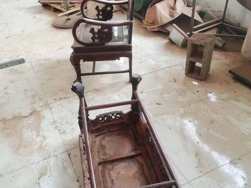 普格老旧红木家具保养维修厂