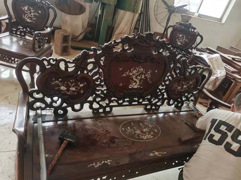 普格旧红木家具保养