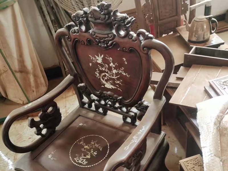 普格旧红木家具维修